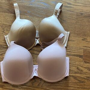 Bliss Seamless Underwire Bras - Beige and Light Pink